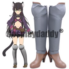How Not to Summon a Demon Lord Rem Galleu Juegos con disfraces Botas de tacón alto X002