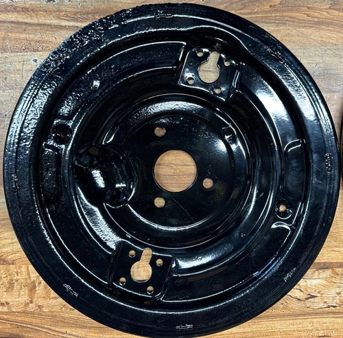 PORSCHE 356 356B BRAKE BACKING PLATES FRONT POWDER COATED 1960-1963 - Picture 6 of 6