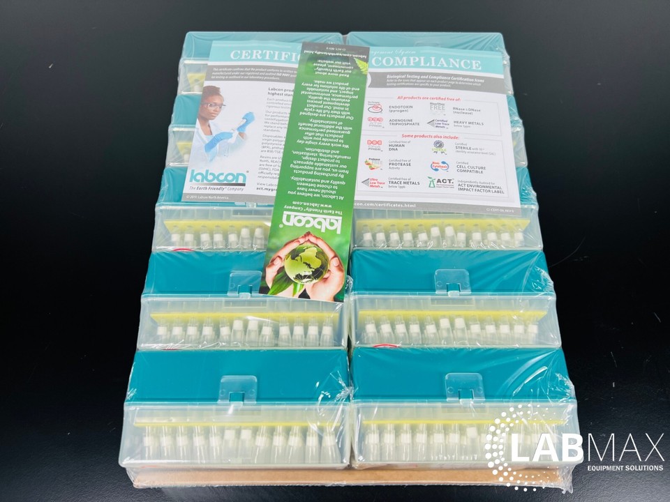 Rainin 200ul LTS Labcon 1200ul Filter Pipette Tips (10 racks 960 tips