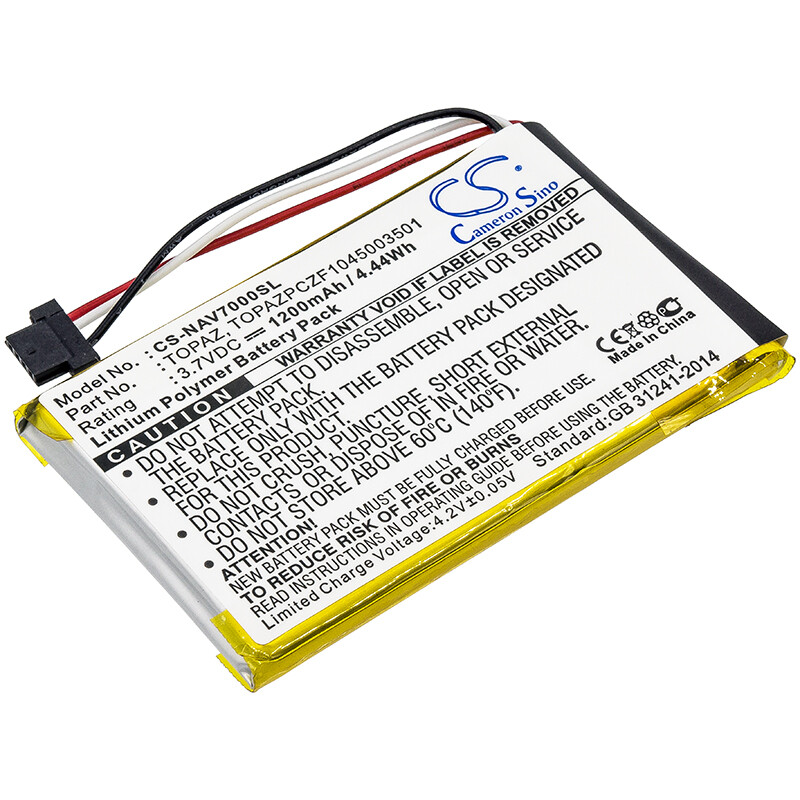 Battery for Navigon  70 Easy, 70 Plus, 70 Premiun