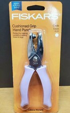 LOT - Fiskars Circle Hand Punches 1/4" 1/8 in.