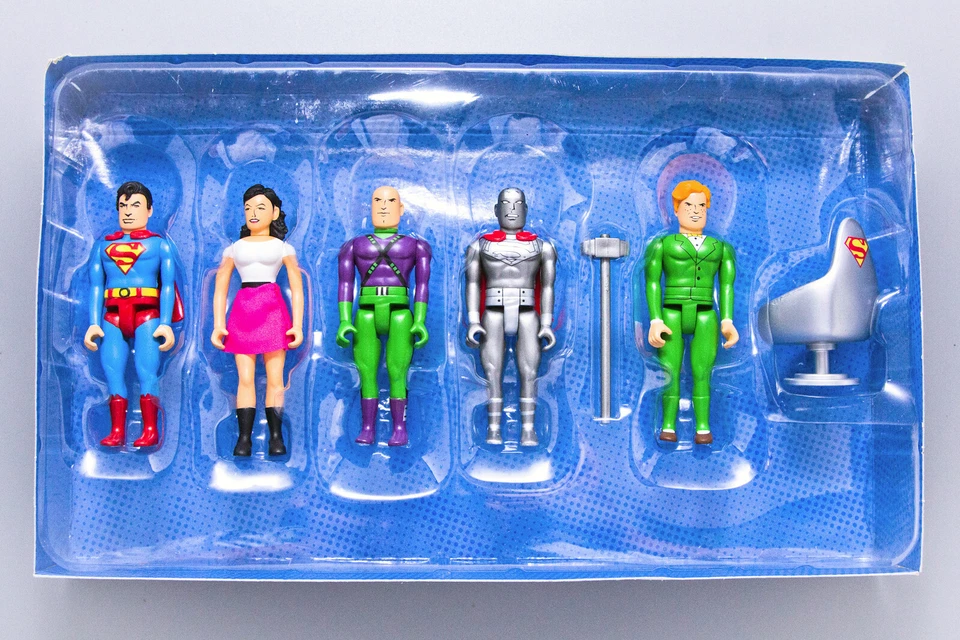 DC Comics Pocket Super Heroes SUPERMAN BOX SET Action Figures | New in Bubble ! - Image 2 of 4