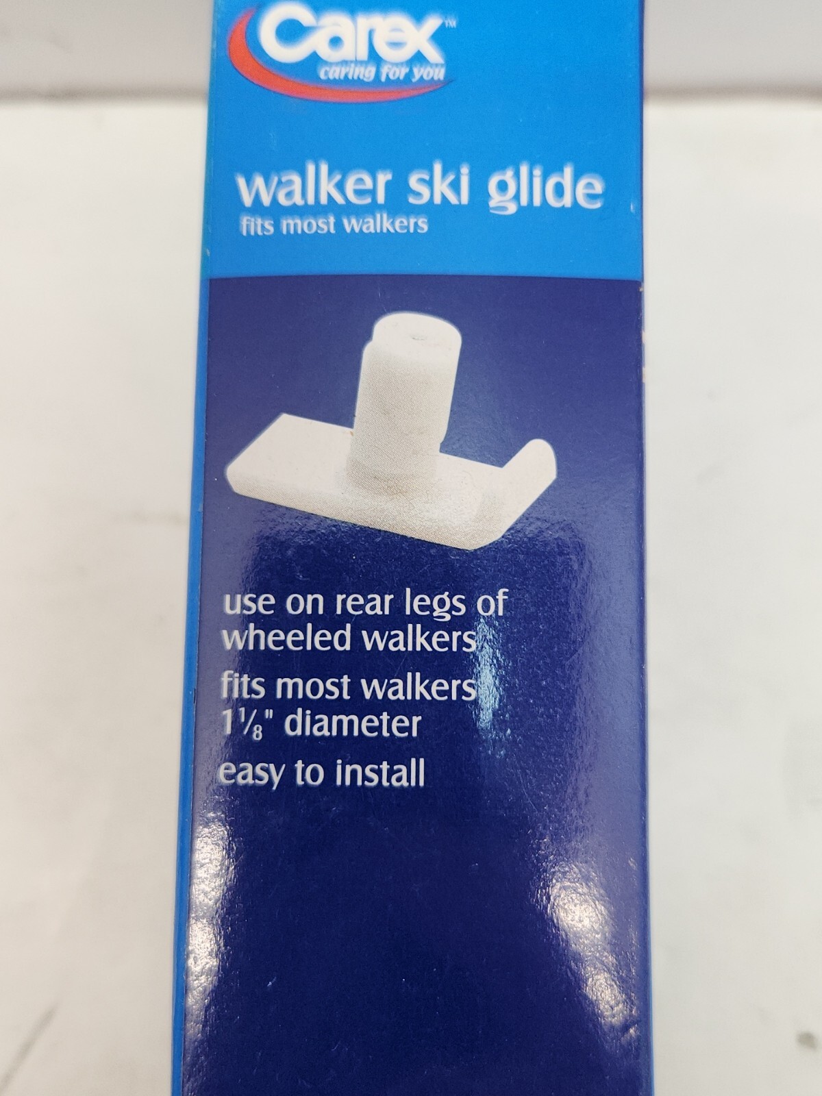Carex Universal Walker Ski Glides Skis Fits Most Walkers Includes 1