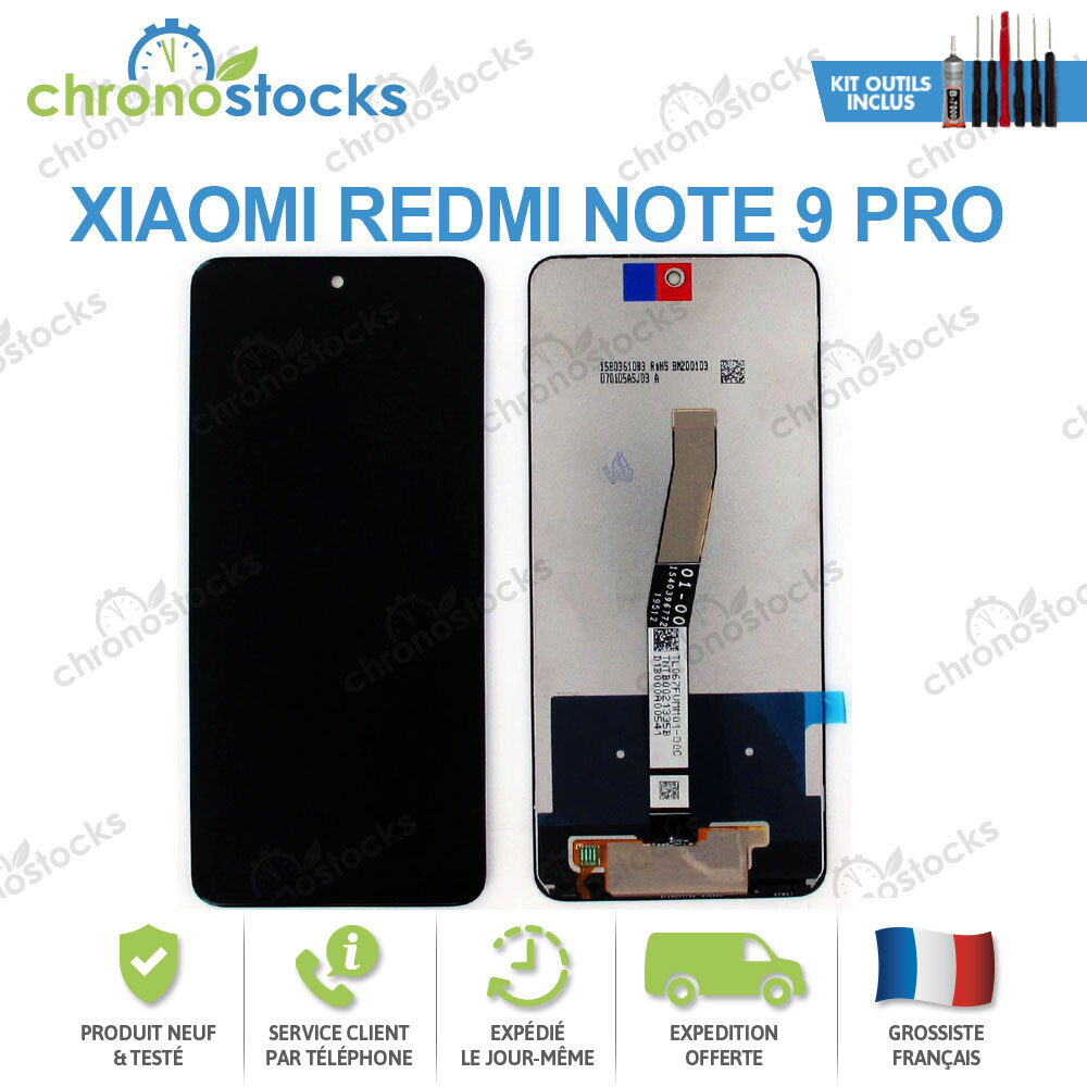 Écran LCD Complet + Vitre Tactile Pour Xiaomi Redmi Note 9T - Noir - Neuf - #A294