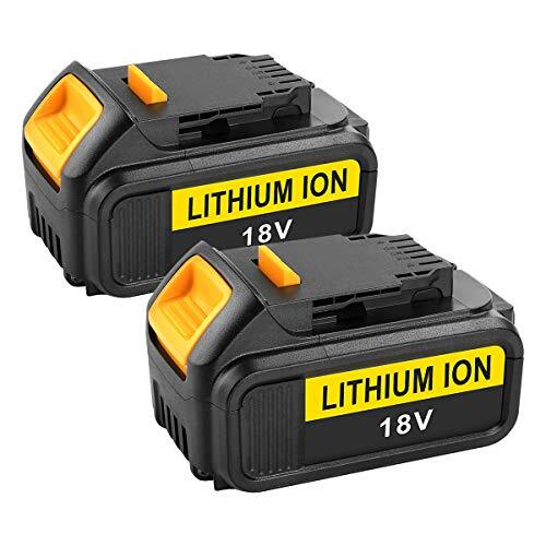 2 X Energup 18V 5,0Ah Batteria di Ricambio per DeWalt DCB184 DCB200 DCB182 DCB18
