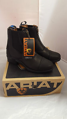 Women's Ariat Quantum Devon Pro Jodhpur Boots Black 