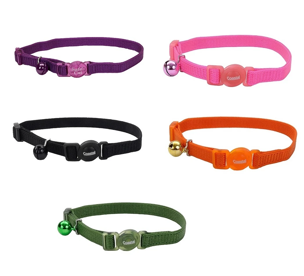 Safe Cat Adj Collar for Cats 3 8 in x 8 12in All colors