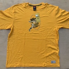 Deadstock Y2K Green Bay Packers VTG Yellow Gridiron Classic Throwback Shirt XL