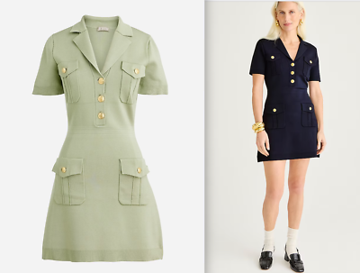 NWT J.Crew $198 Women's Lady jacket sweater-dress, Sage Shine, Sz S, M | eBay NWT J.Crew $198 Women's Lady jacket sweater-dress, Sage Shine, Sz S, M | eBay