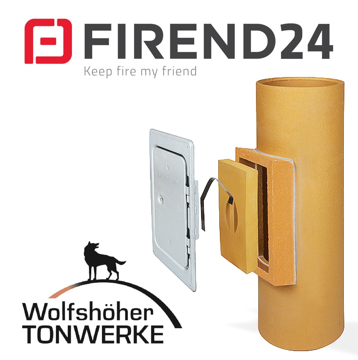 Schornstein- Bausatz System FIREND DUO UNIVERSAL DN 140-200 mm h=4,00 - Firend Schornstein- Bausatz System FIREND DUO UNIVERSAL DN 140-200 mm h=4,00 - Firend