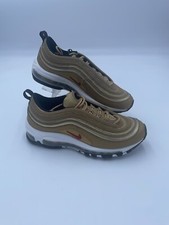 Nike Air Max 97 QS GS Sneakers Metallic Gold 918890-700 Running Shoes