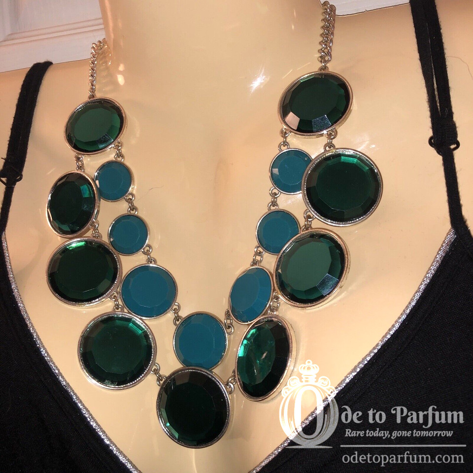 Stunning Teal Turquoise Bib Layered Statement Nec… - image 3