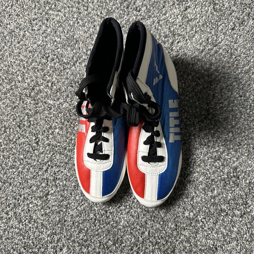 Title Men's Boxing Flex Red White Blue High Top Lace Up Shoes Size 6.5 Adult - Picture 4 of 4