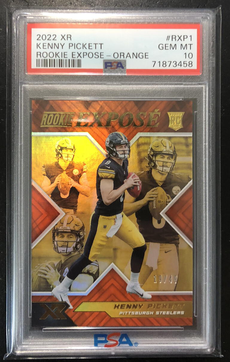 Kenny Pickett Panini XR Rookie Expose #RXP1 Orange
