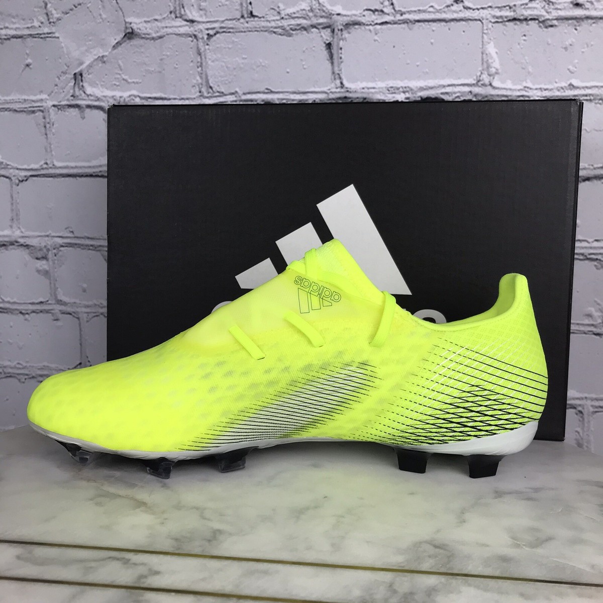 Adidas X Ghosted.2 FG Mens Soccer Cleats Size 13 Neon Green Black FW6958 adidas X Ghosted.2 FG Mens Athletic Neon Soccer Cleats Shoe  main image 3