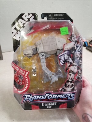 Star Wars Transformers Crossover At-At Driver 2007 Unopened Hasbro