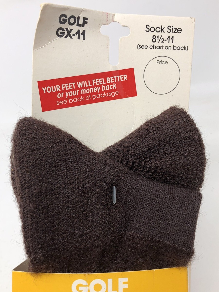 NEW Thor-Lo Thorlo 85% Acrylic Padds Golf Socks Sport VTG NOS Men