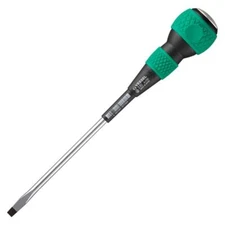 Vessel Tools 230S6150 Ball-Grip Tang-Thru Screwdriver No.230, Slotted 6 x 150 mm