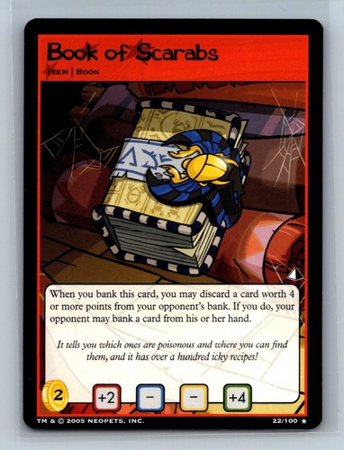 Neopets TCG - Book of Scarabs 22/100 - RARE - Lost Desert - Picture 1 of 2