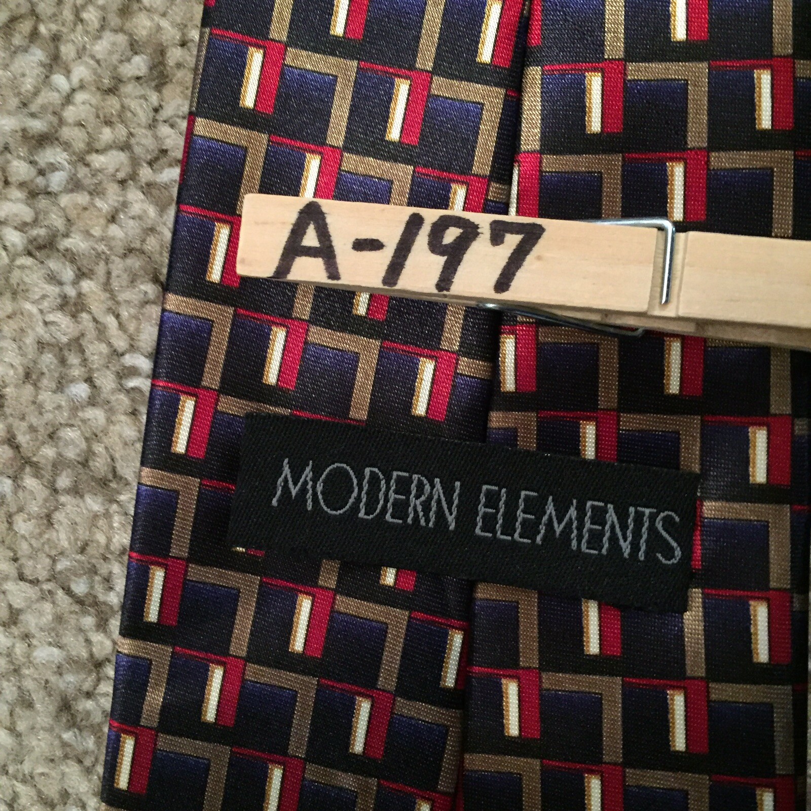 Modern Elements Multicolor Geometric 100% Polyest… - image 9