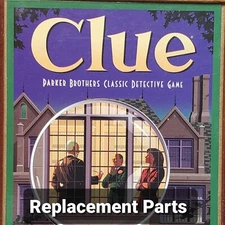 You Choose- Clue Parker Brothers Vintage Game Collection Wooden Box  Replacement