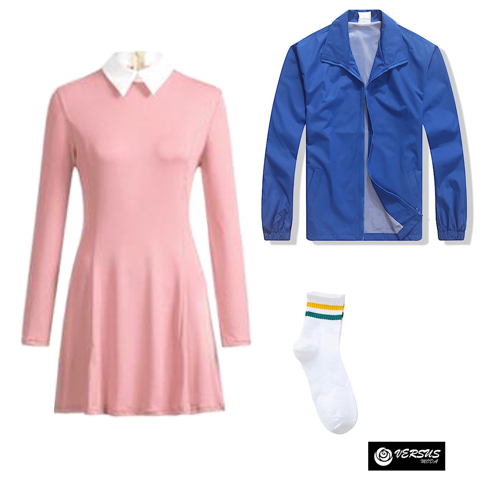 SAOLA Undi Undici Vestito Giacca Carnevale Cosplay Stranger Costume Thing UNDST09 VG