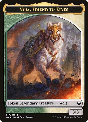 mtg voja jaws of the conclave commander deck Voja, Jaws of the Conclave ELVES AND WOLVES Magic MTG Custom Commander Deck