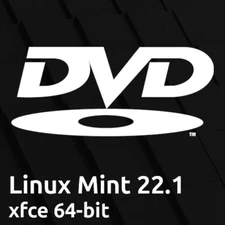 Linux Mint 22.1 xfce edition 64-bit Bootable Install DVD USA SELLER