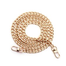 47.2" Gold Alloy Purse Chain Strap Replacement for Crossbody  Shoulder Bags