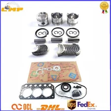 for Mitsubishi S3L S3L2 S3L2E Engine Pistons Gasket Seal Overhaul Rebuild Kit