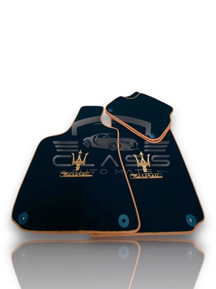 Floor Mats For Maserati Ghibli Levante Quattroporte Granturismo Grecale MC20 - Image 3 of 4