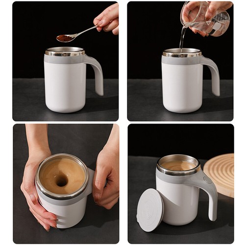 Magnetic Electric Automatic Self Stirring Mixing Mug Cup Coffee Tea - Picture 17 of 22