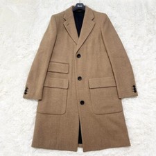 Margaret Howell Harris Tweed Chester Coat color Camel Beige Size 1 Women outer