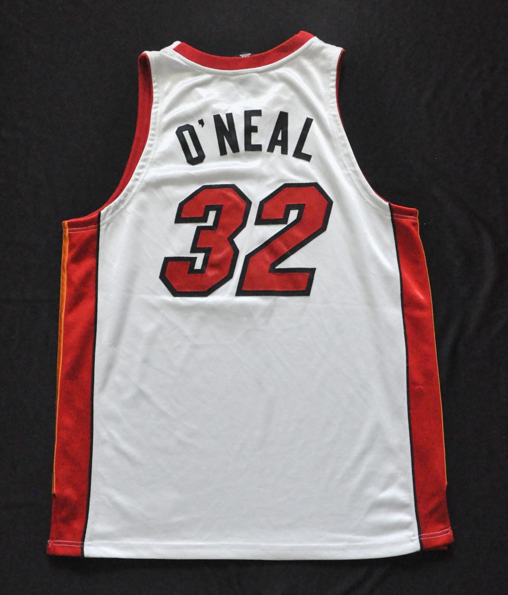 Shaquille O'Neal Miami Heat Adidas Jersey Authentic Shaq