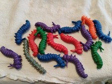 Lot Of Soft Plastic Caterpillars