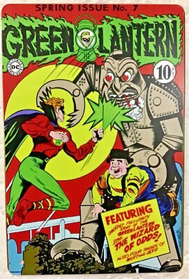8x12 TIN SIGN The Green Lantern superhero wizard of odds DC comic book A11