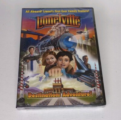 Lionelville Destination: Afventure Lionel's First Family Feature DVD Brand New
