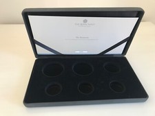 2021 Royal Mint Silver Proof Britannia 6 Coin Set Box & COA Only - NO COINS -