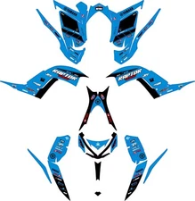 Fits Yamaha Raptor 700R Graphics Kit 2013 TO 2024 decal KIT stickers