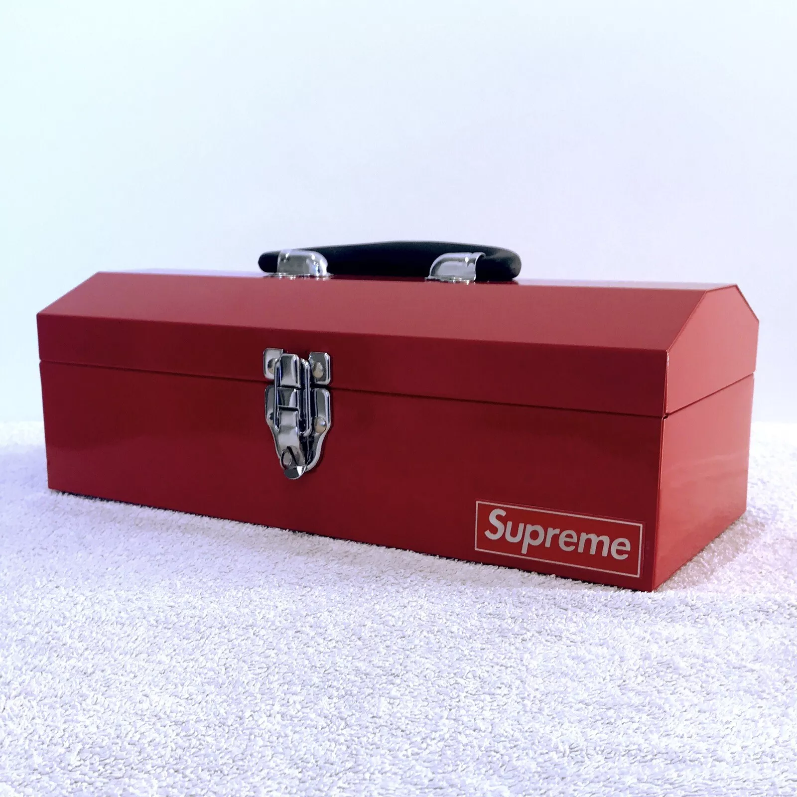 FW14 SUPREME METAL TOOL BOX RED (hat cap beanie tee hoodie jacket crusher)