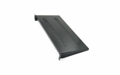 Raising Cantilever Server Shelf Vented Shelf Rack Mount 19'' 1U 8'' Deep Aluminum