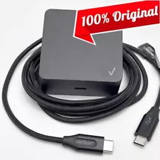 Verizon 45W Fast Charger + 6Ft USB-C Data Cable Kit for Galaxy S25/S24/S23/S22