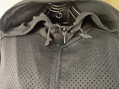 Elie Tahari Men's/Unisex Perforated Two Media Hoodie Jacket Black Size Large - Picture 7 of 21