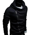 Mens Jackets Slim Fit Zip Up Hoodies Casual Coats Long Sleeves Warm For Winter