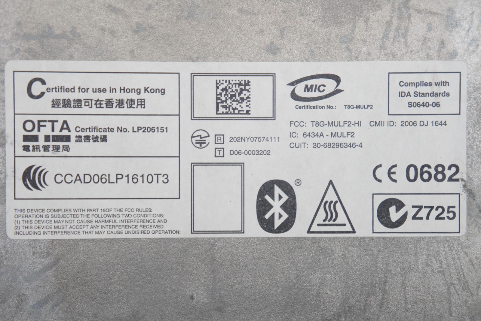 Communication Bluetooth Control Module 84109224674 Rolls Royce Ghost Series I