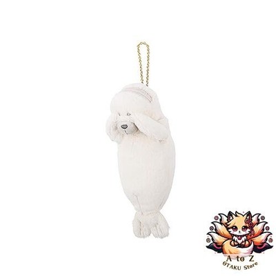 NEW Livheart Pass Case  Kubinekko Seal 8.7 inches (22 cm)  Key Chain