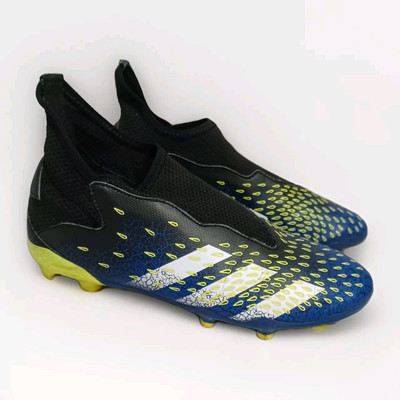 Adidas Predator Freak2 Demonskin FG Mens 4.5 Black Athletic Soccer Cleats shoes