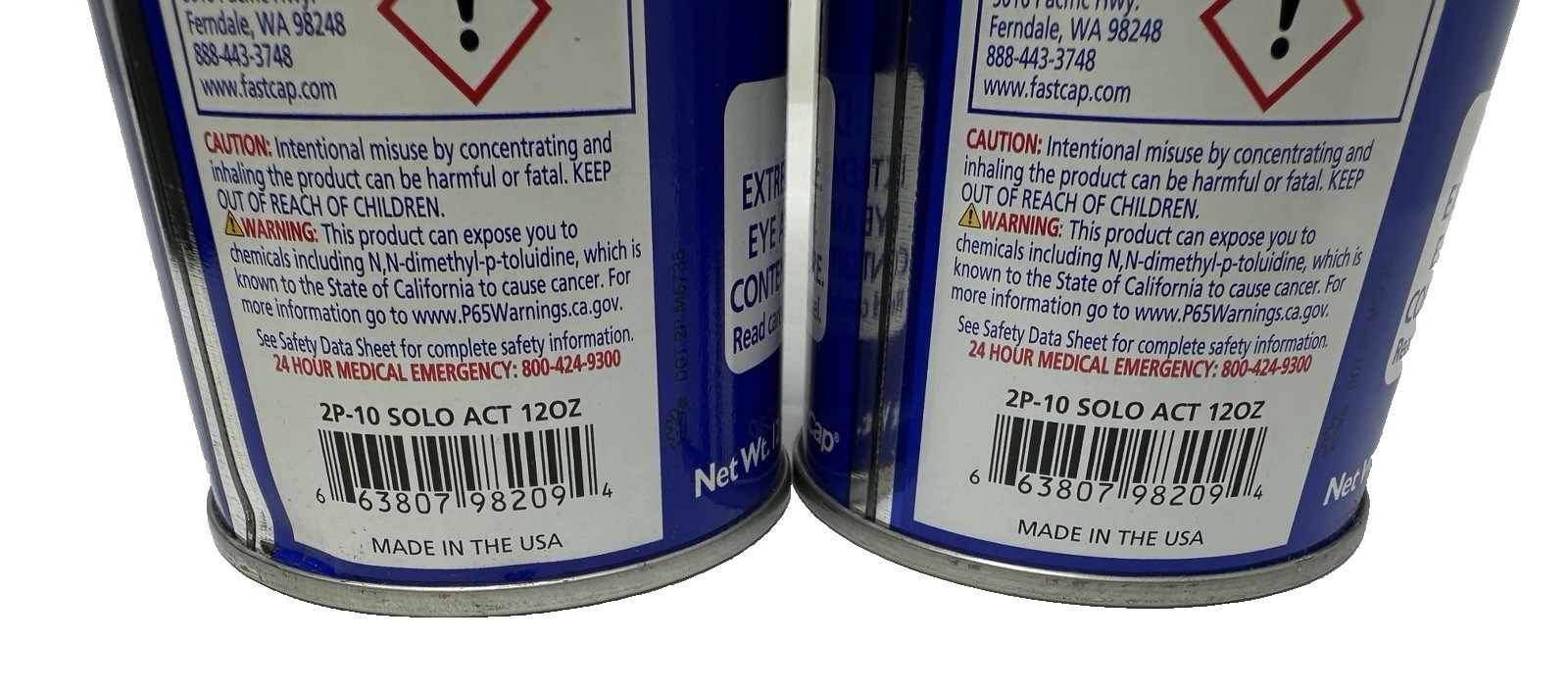 2 Pack of FastCap 98209 12 oz Adhesive Spray Activator for 2P-10 Glue Adhesives
