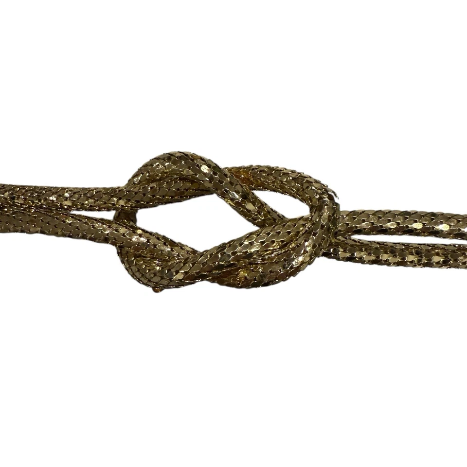 "Correa de perro cuerda metálica dorada de colección 31"" ajustable Bling Show Handler cachorro" Foto 2 de 4