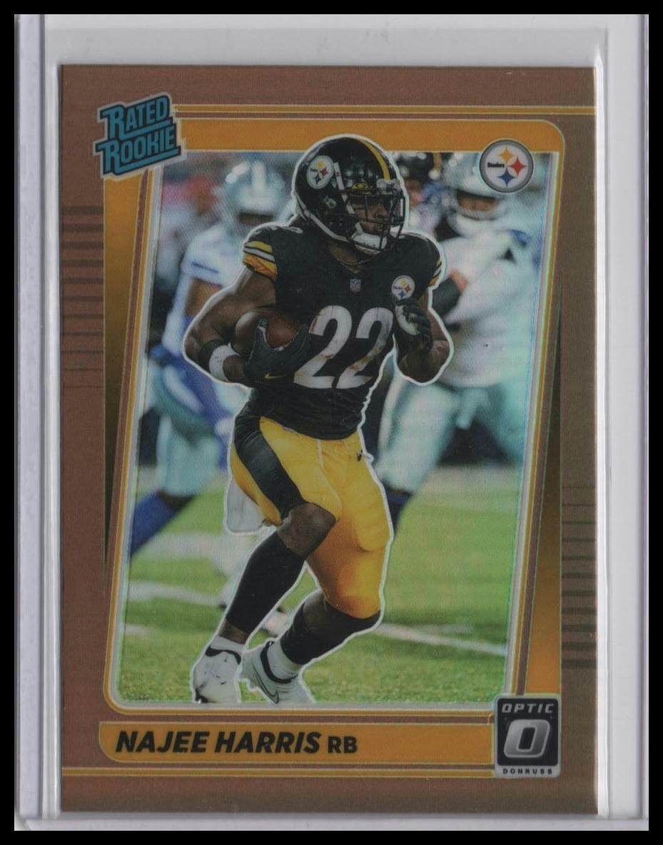 2021 Donruss Optic Najee Harris Bronze #213 Rookie